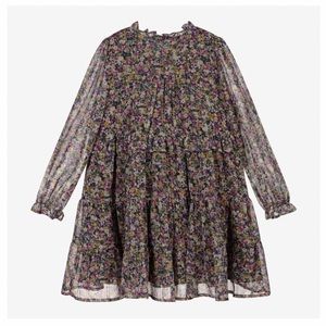 MAYORAL Girl's Chiffon Dress in Small Floral Print, Size 3 Y